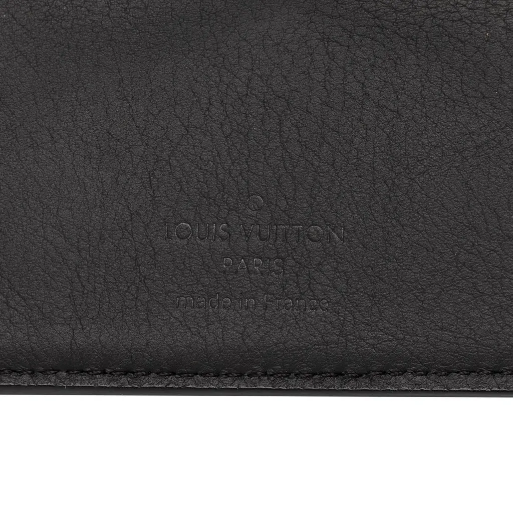 Louis Vuitton Monogram Spotlight Multiple Wallet Black Leather Very good - Box View