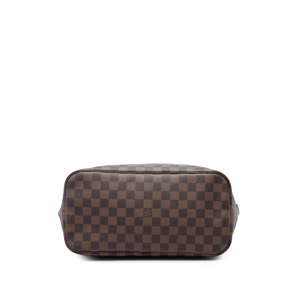 Louis Vuitton Damier Ebene Neverfull MM Brown Canvas Very good - Inside View