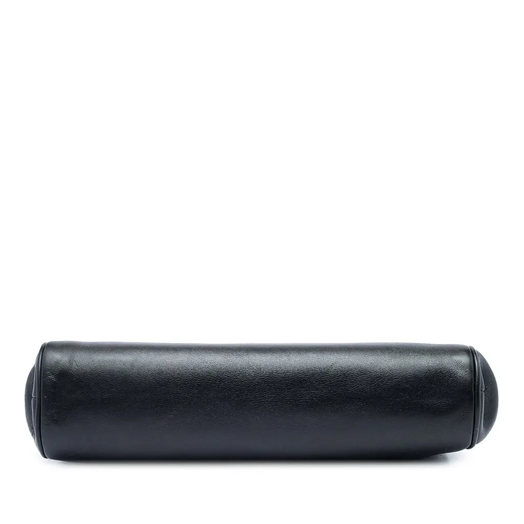 Saint Laurent Leather Trois Clois Shoulder Bag Black Leather Very good - Inside View