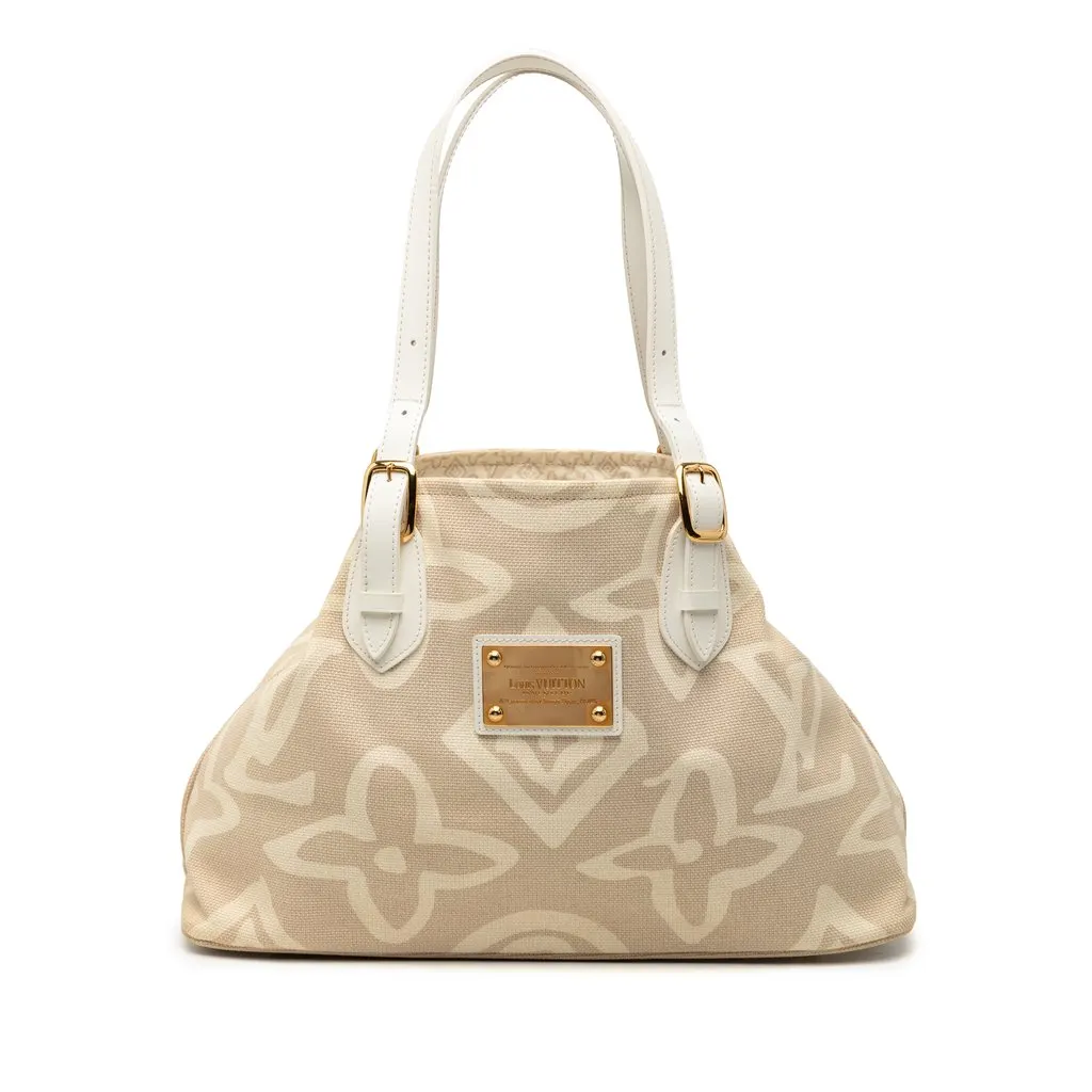 Louis Vuitton Monogram Tahitienne Cabas PM Beige Very good - Front View