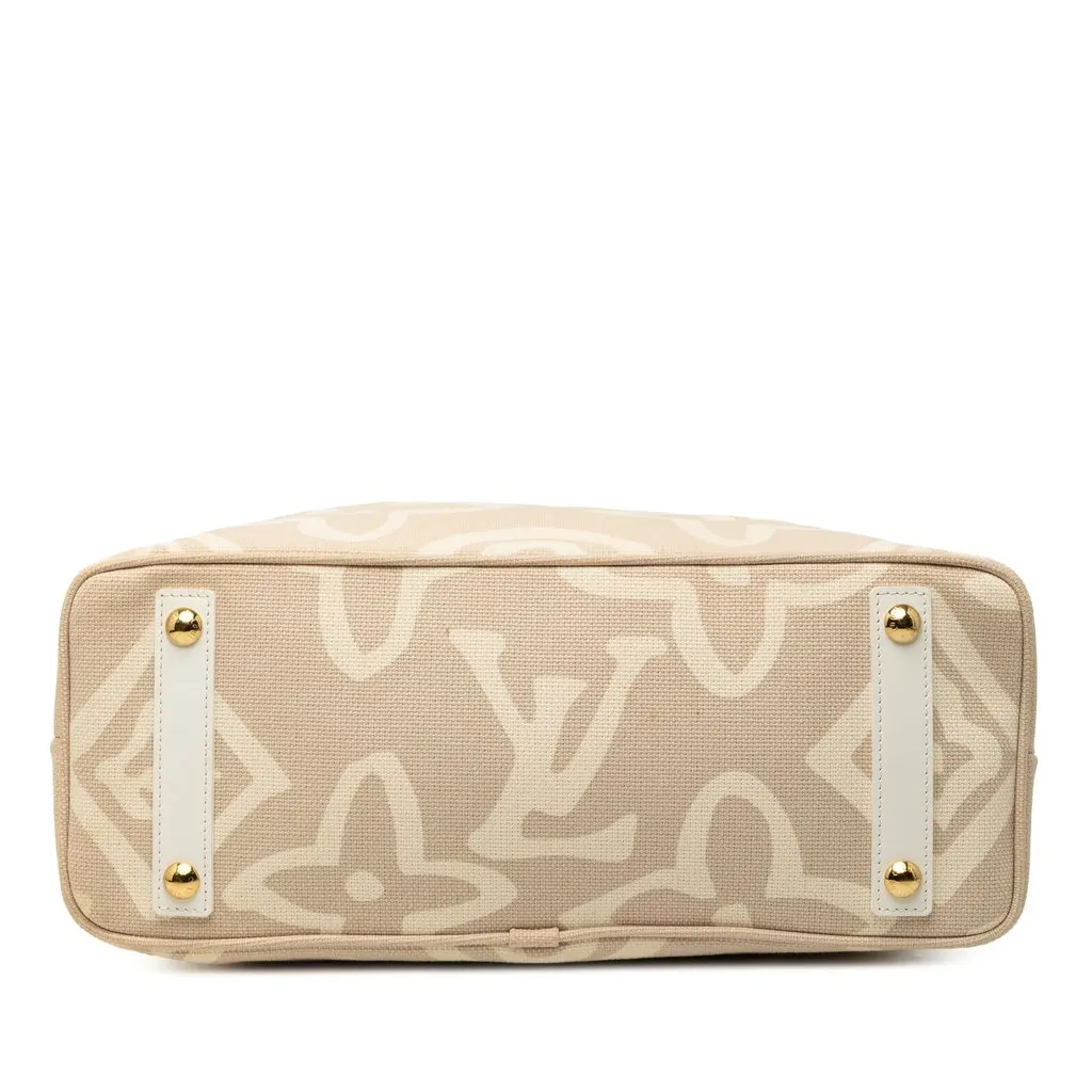 Louis Vuitton Monogram Tahitienne Cabas PM Beige Very good - Inside View