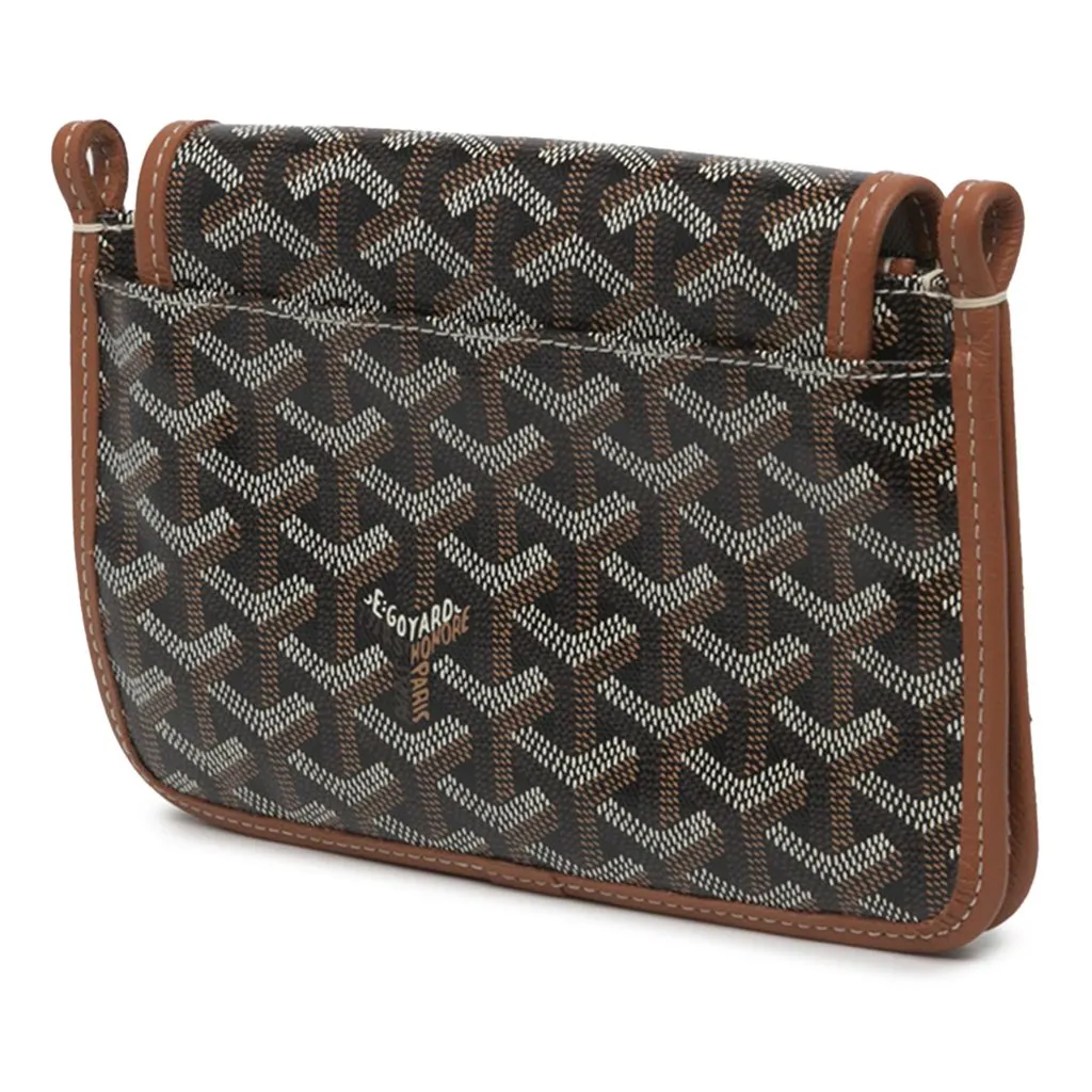 Goyard Goyardine Plumet Pocket Wallet Black Canvas Very good - Back View