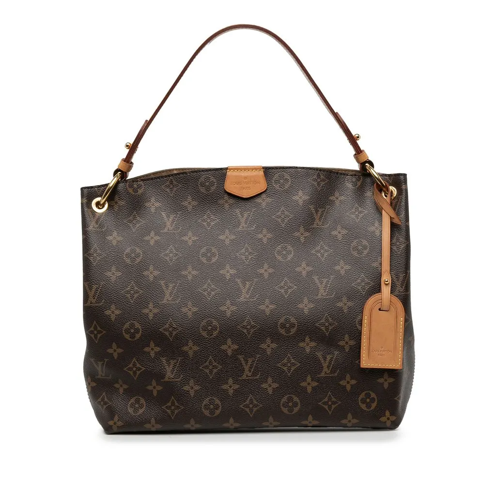 Louis Vuitton Monogram Graceful PM Brown Canvas Very good - Front View