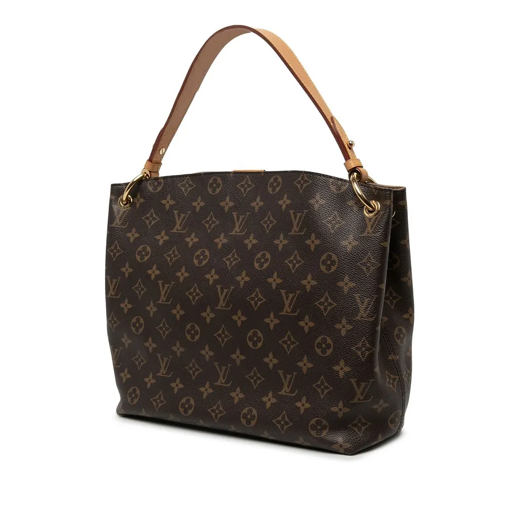 Louis Vuitton Monogram Graceful PM Brown Canvas Very good - Back View