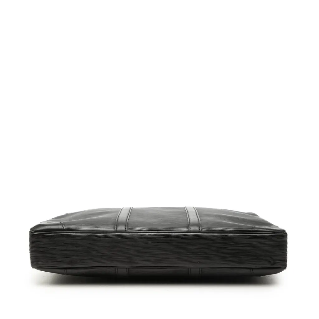 Louis Vuitton Epi Porte Documents Voyage Black Leather Very good - Inside View