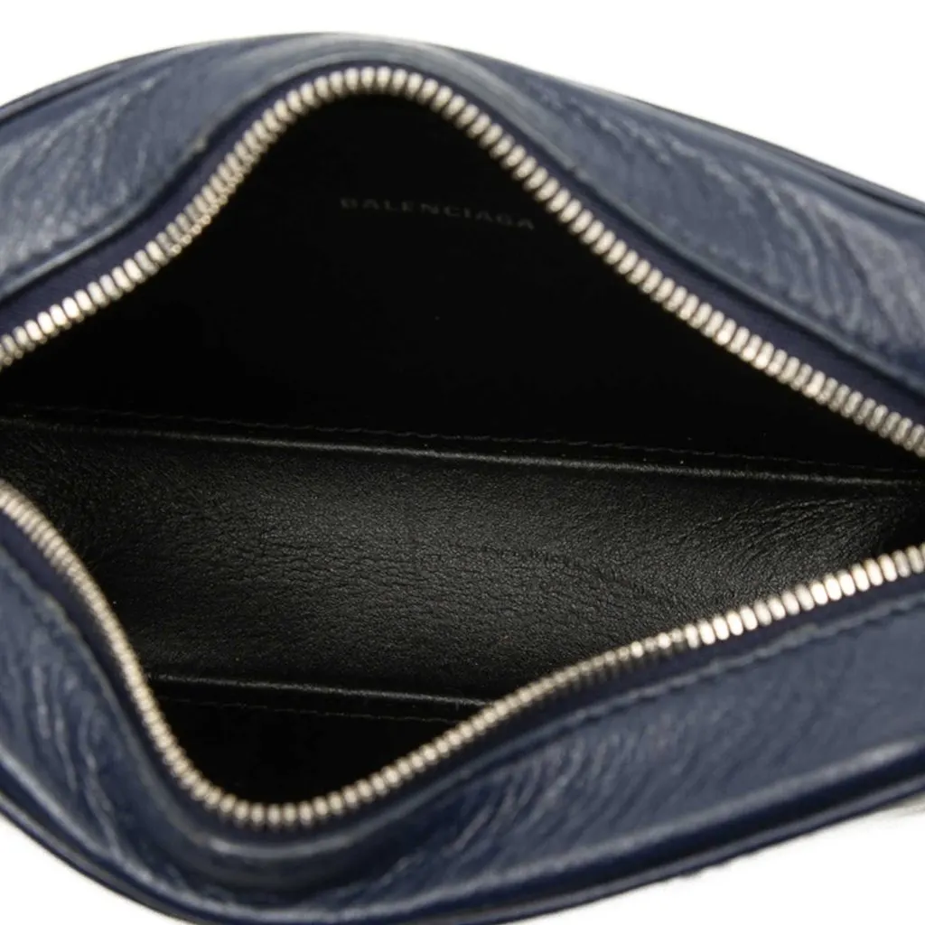 Balenciaga Leather Everyday Camera Bag XS Blue Leather Very good - Model View