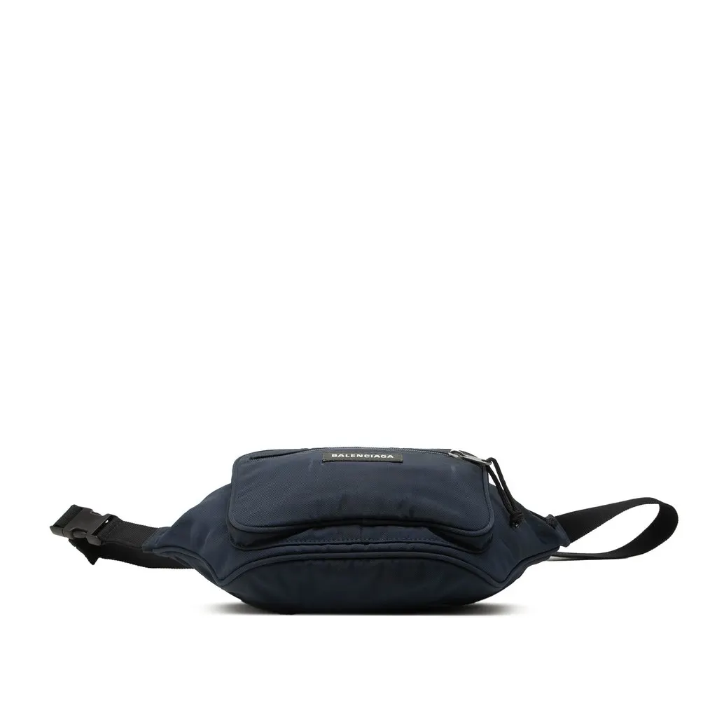 Balenciaga Nylon Explorer Belt Bag Blue Very good - Inside View