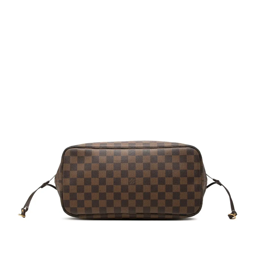 Louis Vuitton Damier Ebene Neverfull MM Brown Canvas Very good - Inside View
