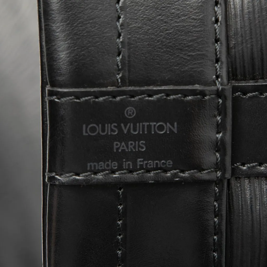 Louis Vuitton Epi Noe GM Black Leather Very good - Box View