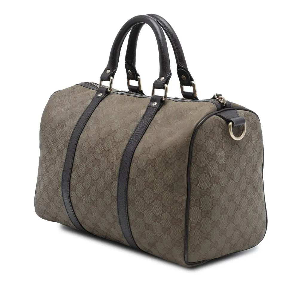 Gucci Medium GG Canvas Joy Boston Bag Brown Very good - Back View