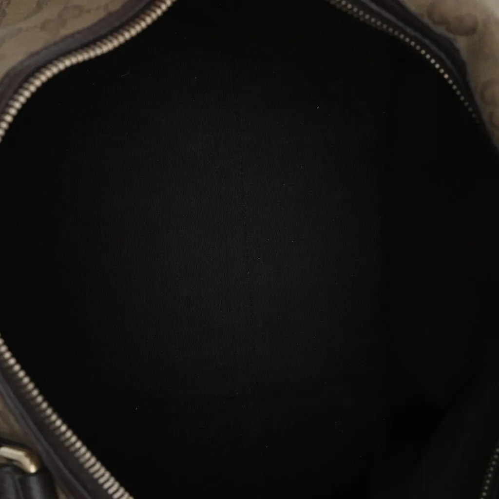 Gucci Medium GG Canvas Joy Boston Bag Brown Very good - Model View
