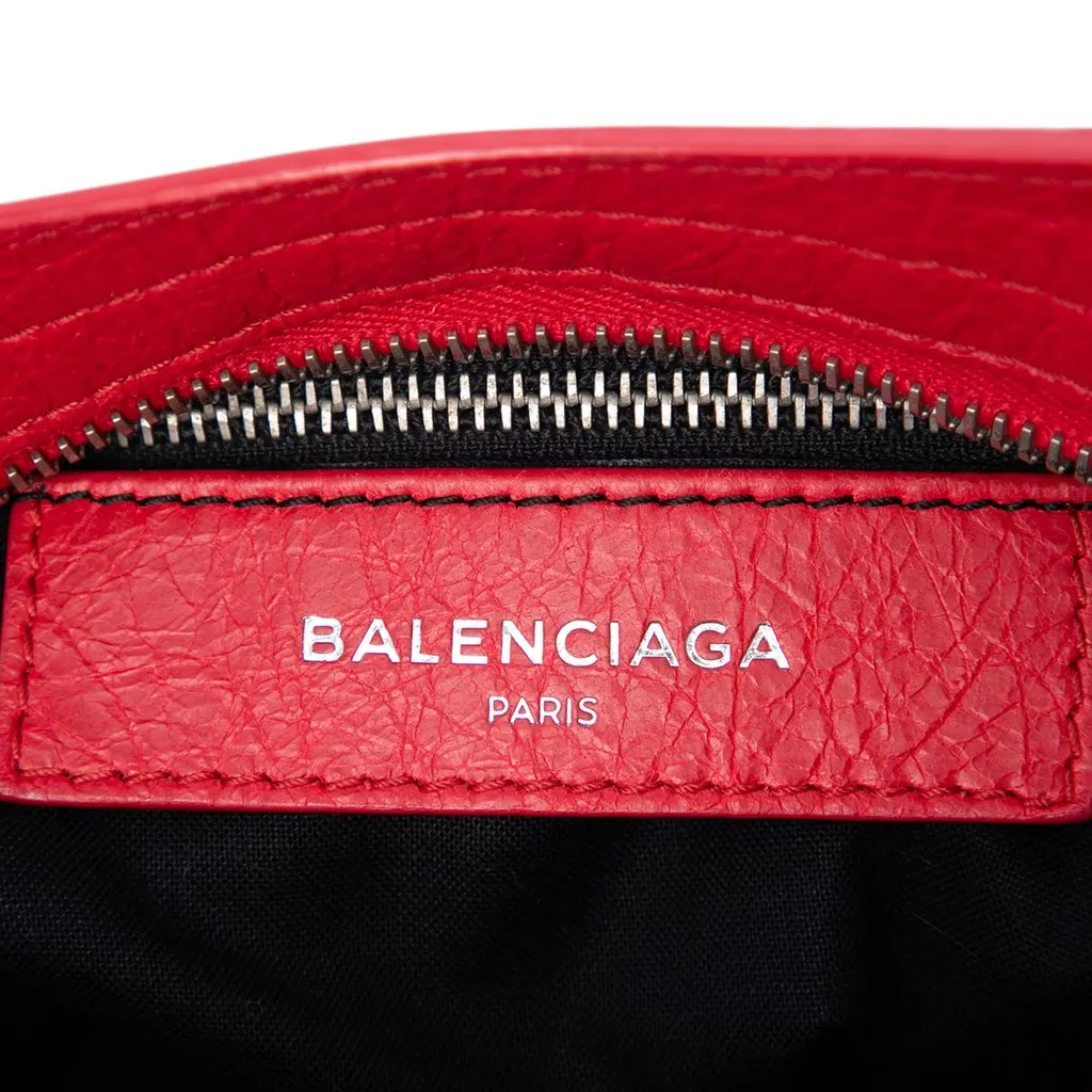 Balenciaga Mini Lambskin Motocross Giant 21 City Satchel Red Leather Very good - Box View