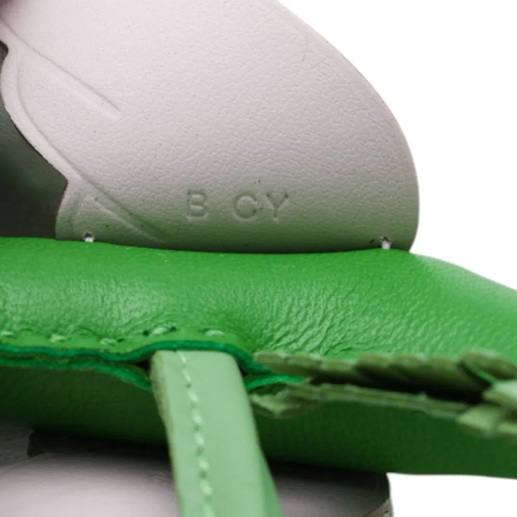 Hermès Milo Lambskin and Swift Grigri Rodeo Pegase Bag Charm PM Green Leather Very good - Model View