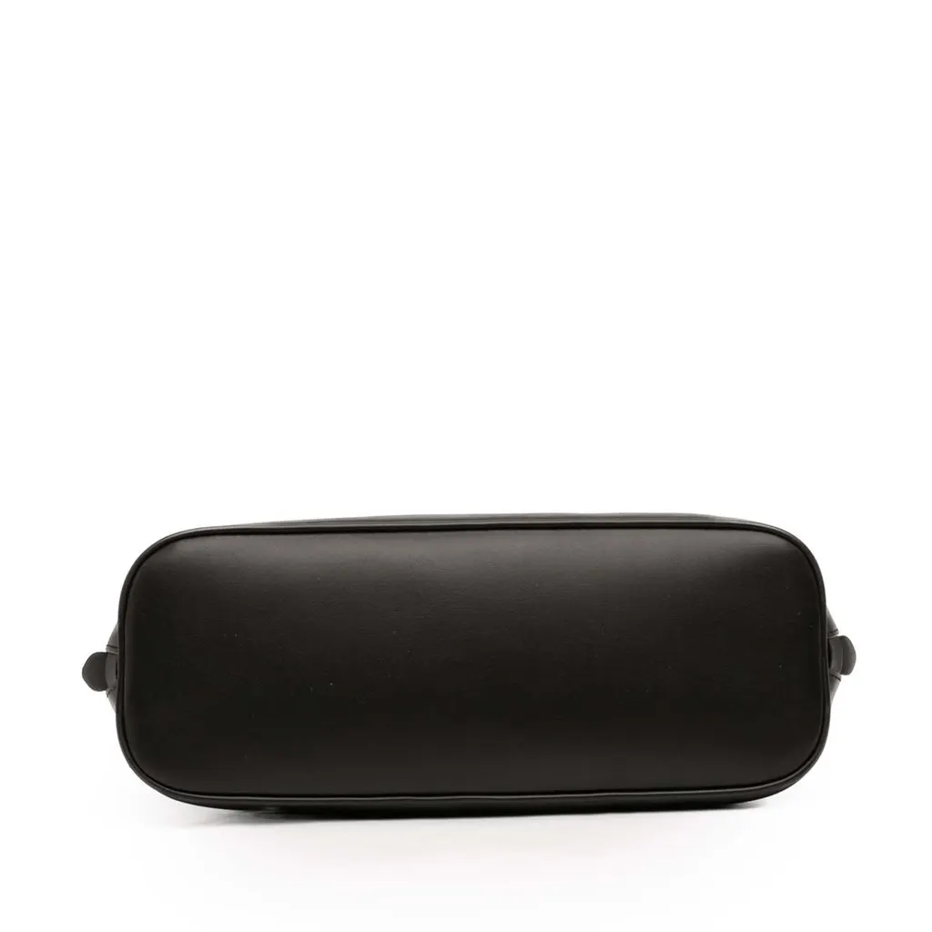 Miu Miu Softy Calfskin Embossed Logo Shoulder Bag Black Leather Very good - Inside View