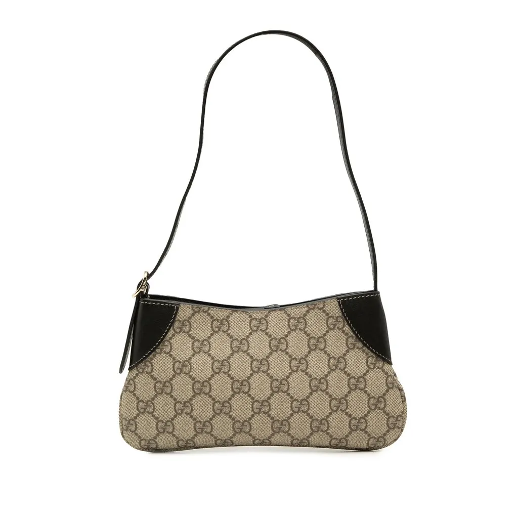 Gucci Small GG Supreme Emblem Shoulder Bag