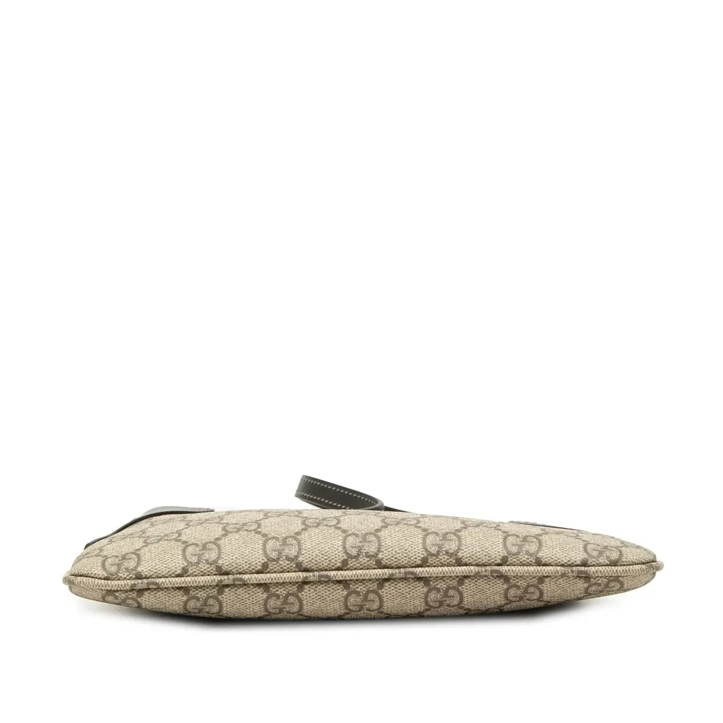 Gucci Small GG Supreme Emblem Shoulder Bag Beige Very good - Inside View