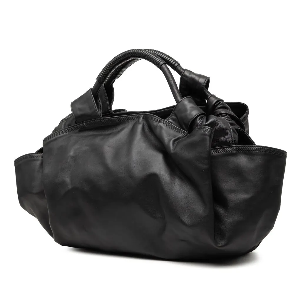 LOEWE Nappa Aire Black Leather Very good - Back View