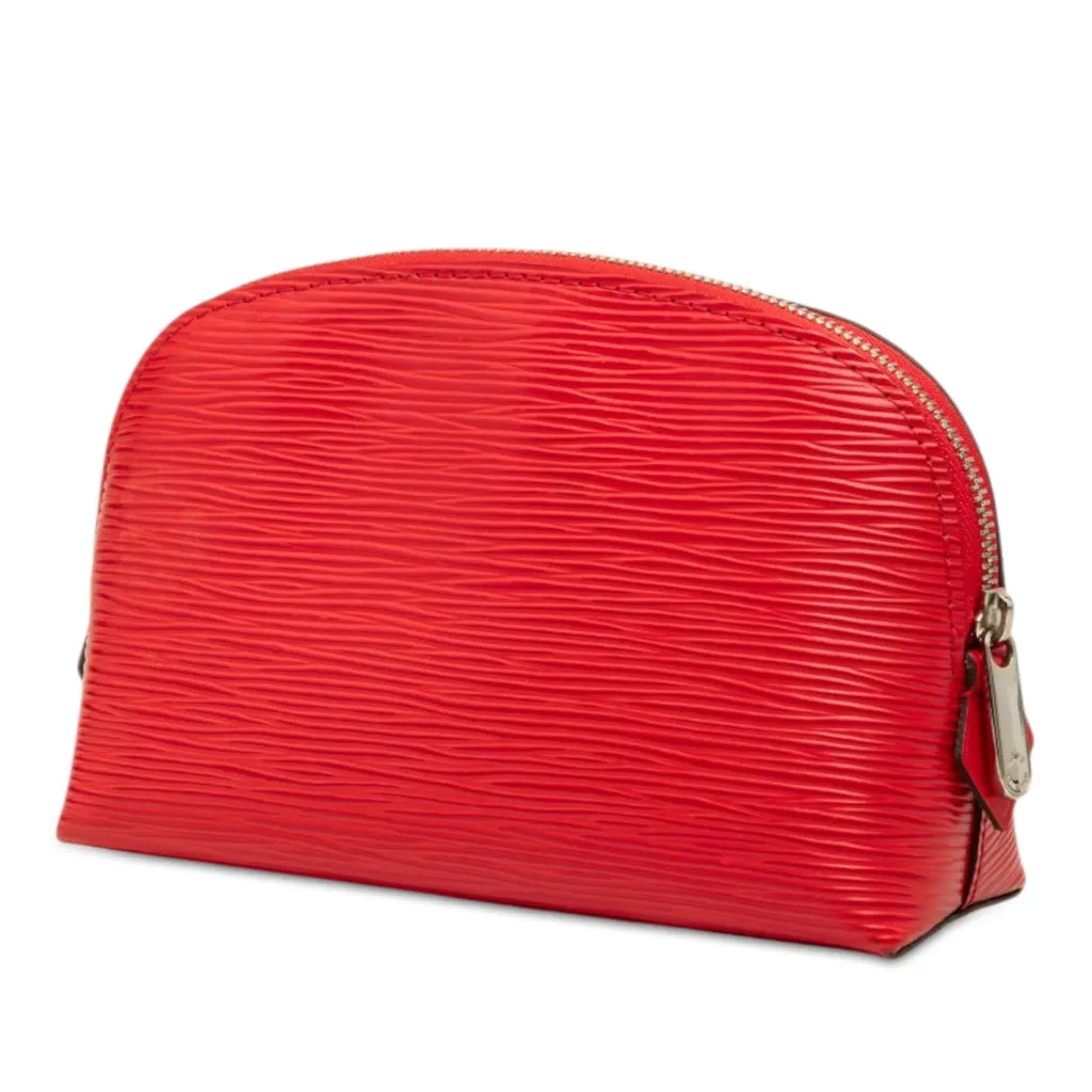 Louis Vuitton Epi Cosmetic Pouch Red Leather Very good - Back View