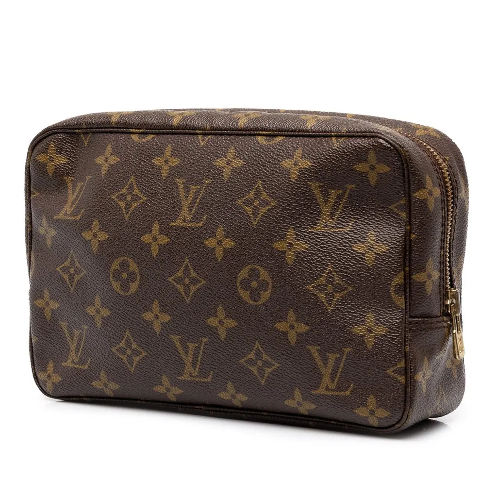 Louis Vuitton Monogram Trousse Toilette 23 Brown Canvas Very good - Back View