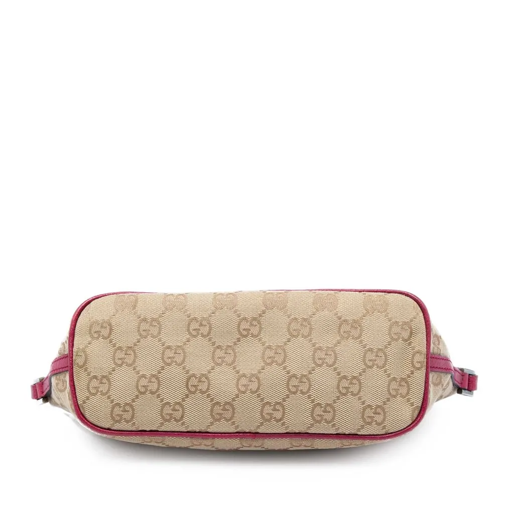 Gucci GG Canvas Boat Beige Leather Very good - Inside View