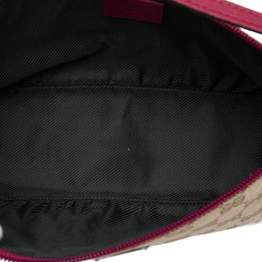 Gucci GG Canvas Boat Beige Leather Very good - Model View