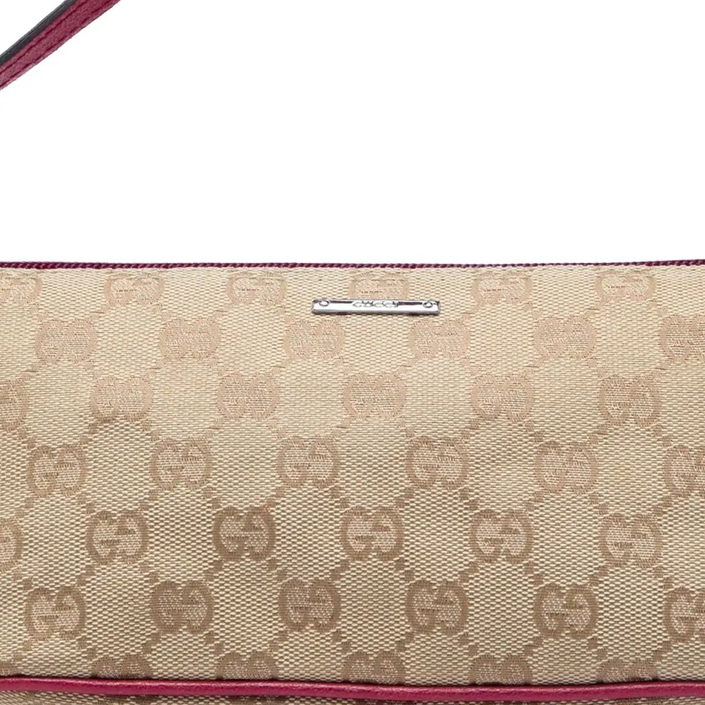 Gucci GG Canvas Boat Beige Leather Very good - Box View