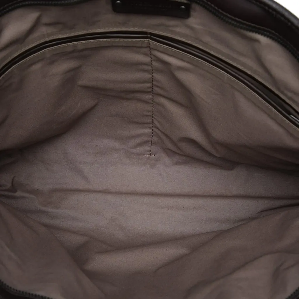 Bottega Veneta Nappa Intrecciato Business Bag Black Leather Very good - Model View