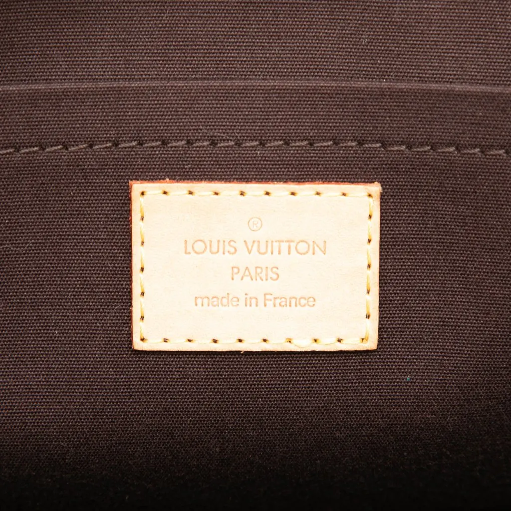 Louis Vuitton Monogram Vernis Rosewood Avenue Red Leather Very good - Box View