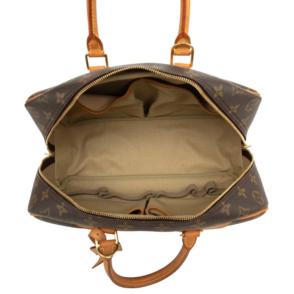 Louis Vuitton Monogram Deauville Brown Very good - Model View
