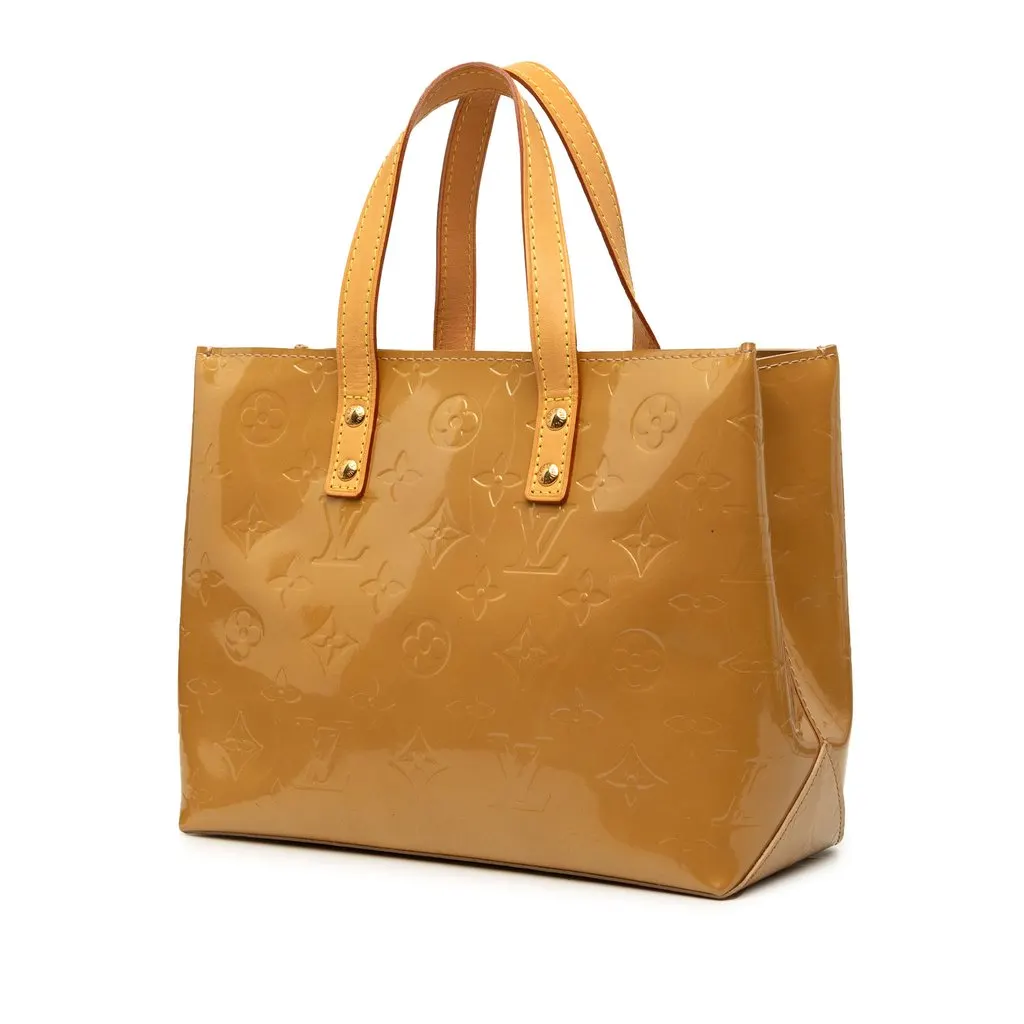 Louis Vuitton Monogram Vernis Reade PM Beige Leather Good - Back View