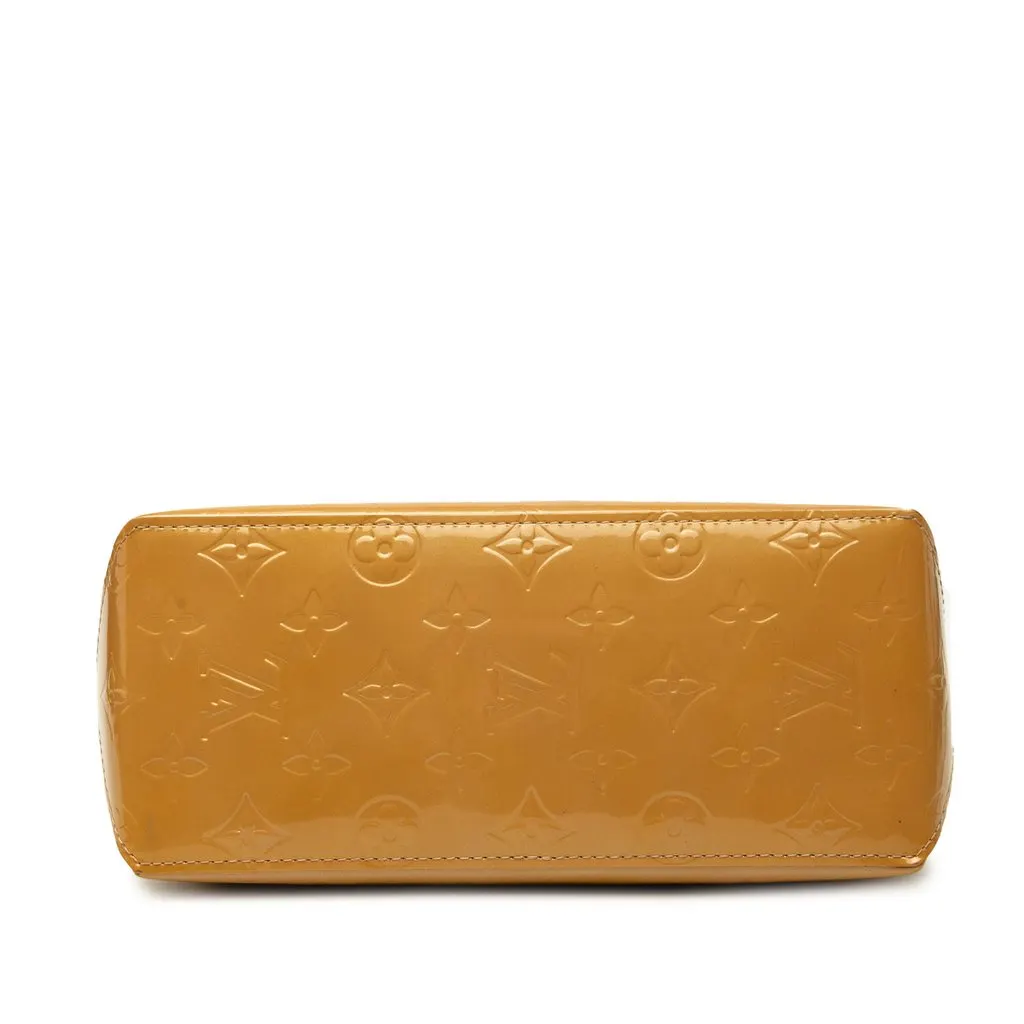Louis Vuitton Monogram Vernis Reade PM Beige Leather Good - Inside View
