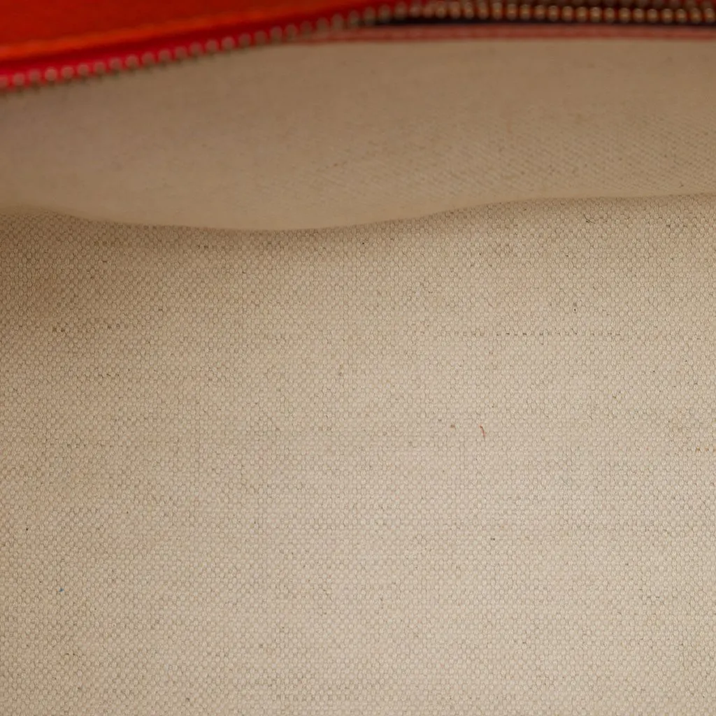 Gucci Mini Calfskin Swing Satchel Orange Leather Good - Model View