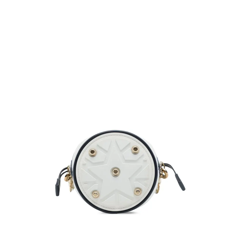 Dior Micro Calfskin Vibe Drawstring Bucket Bag Beige Leather Very good - Inside View