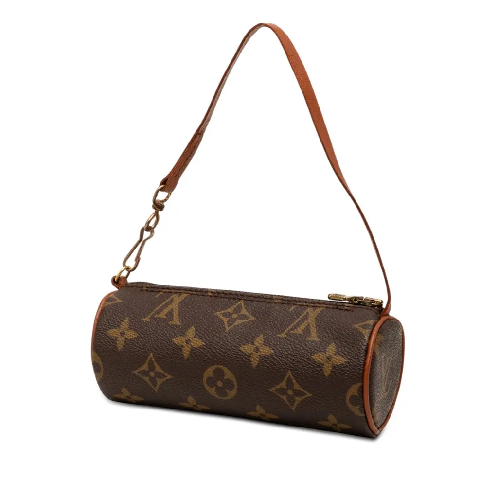 Louis Vuitton Monogram Papillon Pochette Brown Very good - Back View