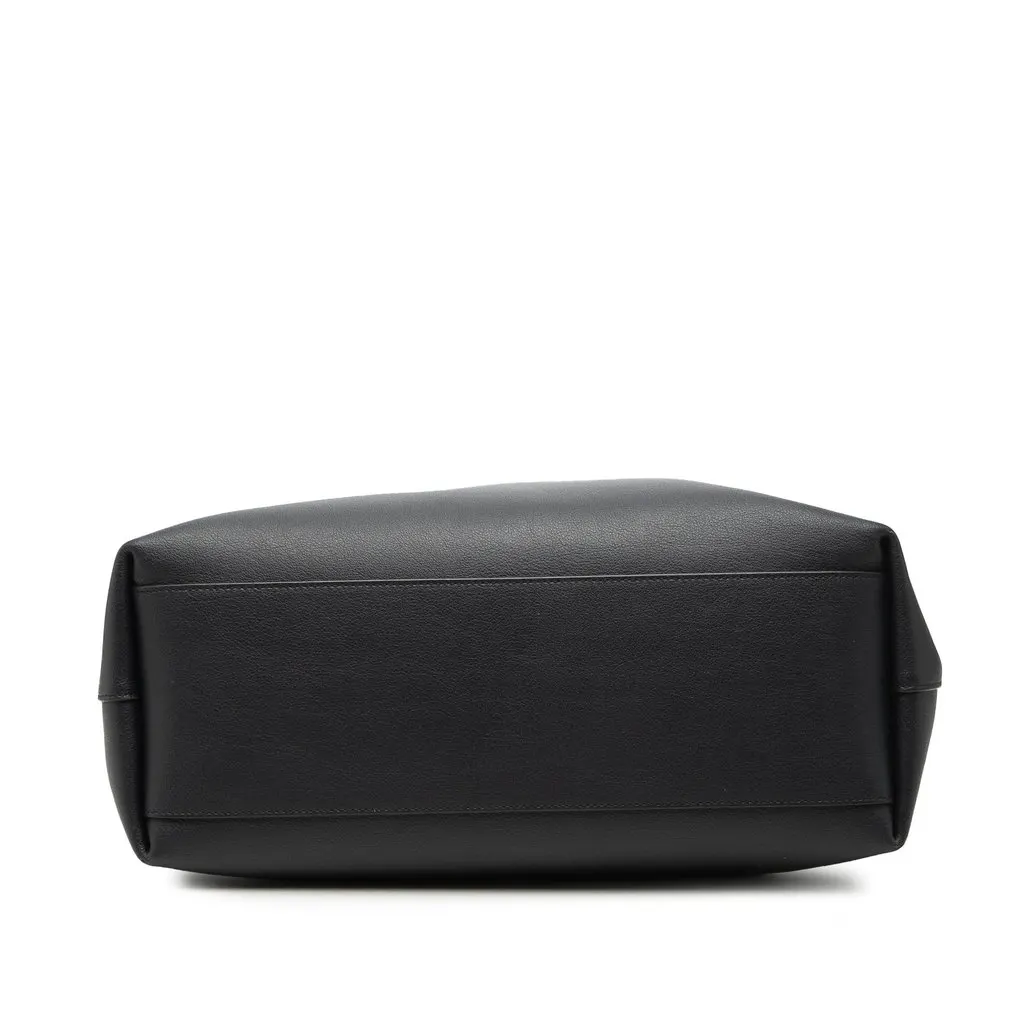 Saint Laurent Smooth Calfskin Bold Shopping Tote Black Leather Very good - Inside View