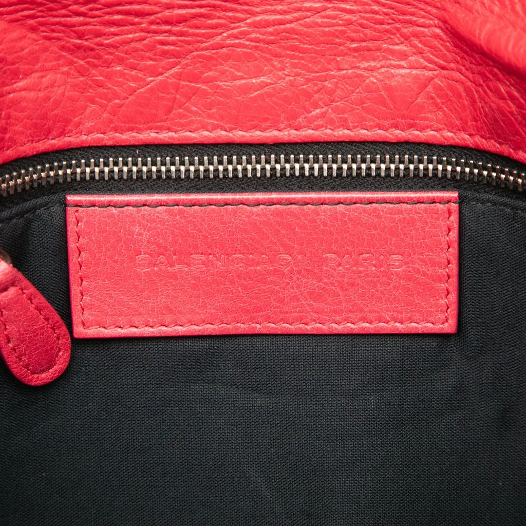 Balenciaga Lambskin Motocross Giant 12 Envelope Clutch Red Leather Good - Box View