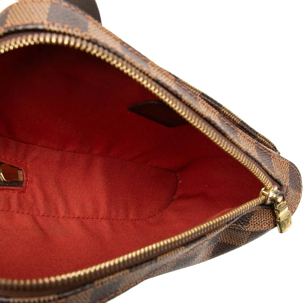 Louis Vuitton Damier Ebene Geronimos Brown Canvas Good - Model View