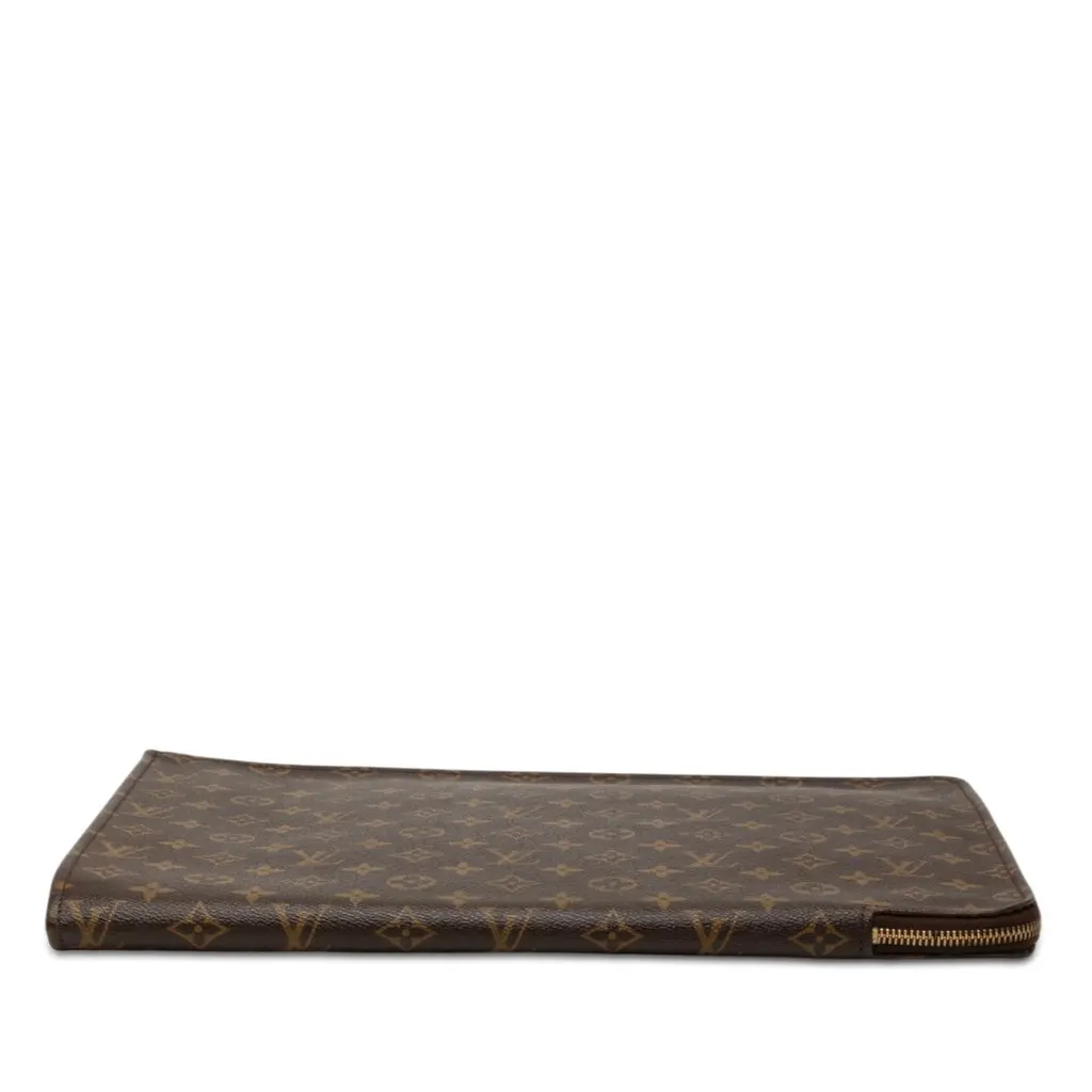 Louis Vuitton Monogram Etui Voyage GM Brown Canvas Good - Inside View