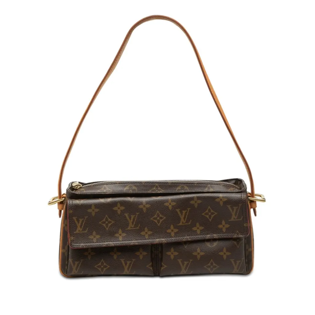 Louis Vuitton Monogram Viva Cite MM Brown Good - Front View