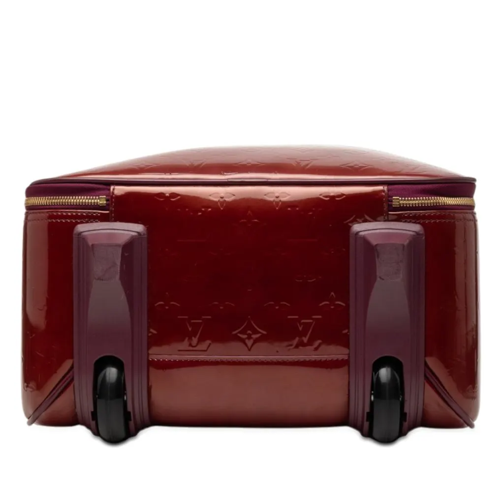 Louis Vuitton Monogram Vernis Pegase 45 Red Leather Very good - Inside View