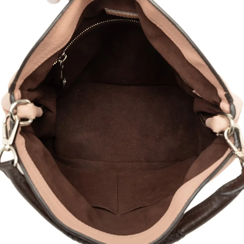 Louis Vuitton Monogram Mahina Babylone PM Pink Leather Very good - Model View