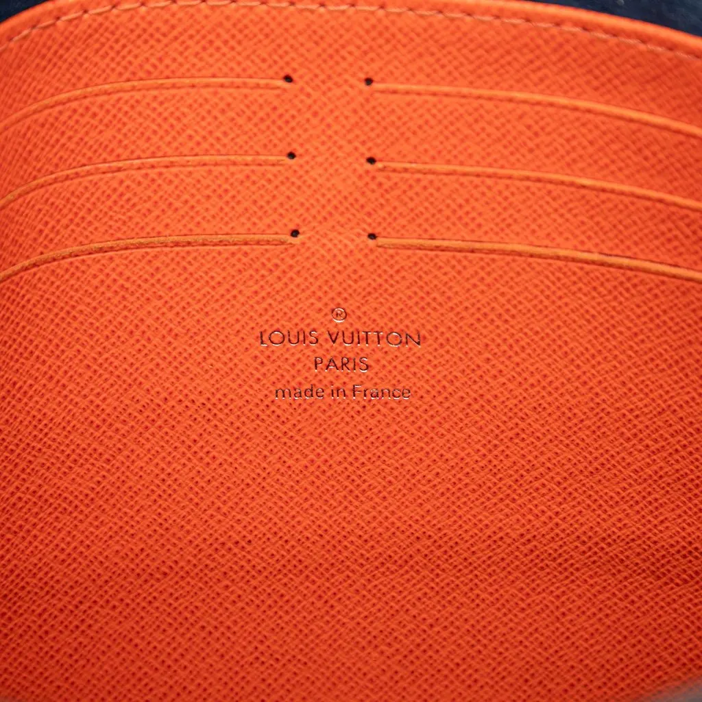 Louis Vuitton Epi Damier Graphite Pochette Voyage MM Blue Leather Very good - Box View