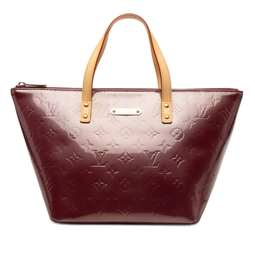 Louis Vuitton Monogram Vernis Bellevue PM Purple Leather Good - Front View