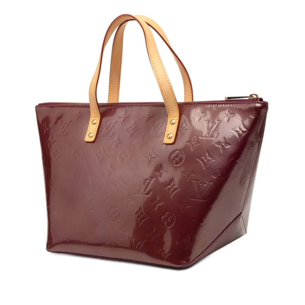 Louis Vuitton Monogram Vernis Bellevue PM Purple Leather Good - Back View