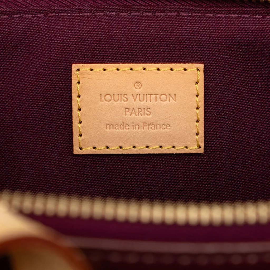 Louis Vuitton Monogram Vernis Bellevue PM Purple Leather Good - Box View