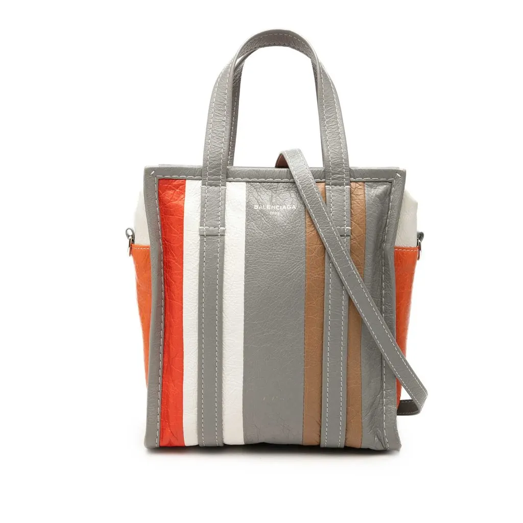 Balenciaga Lambskin Bazar Shopper Satchel XS MultiColor Leather Very good - Front View