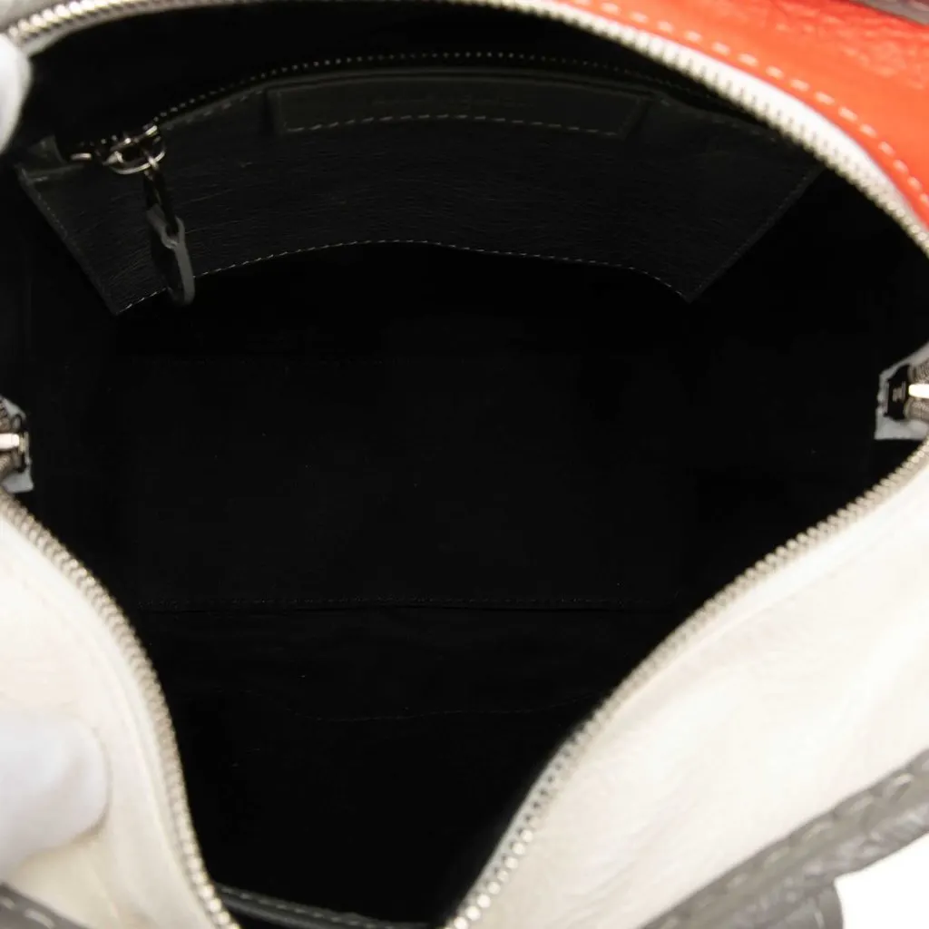 Balenciaga Lambskin Bazar Shopper Satchel XS MultiColor Leather Very good - Model View