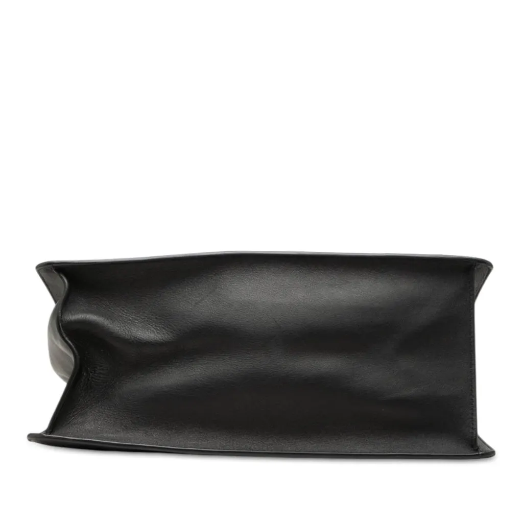 Chloé Calfskin Faye Tote Black Leather Very good - Inside View