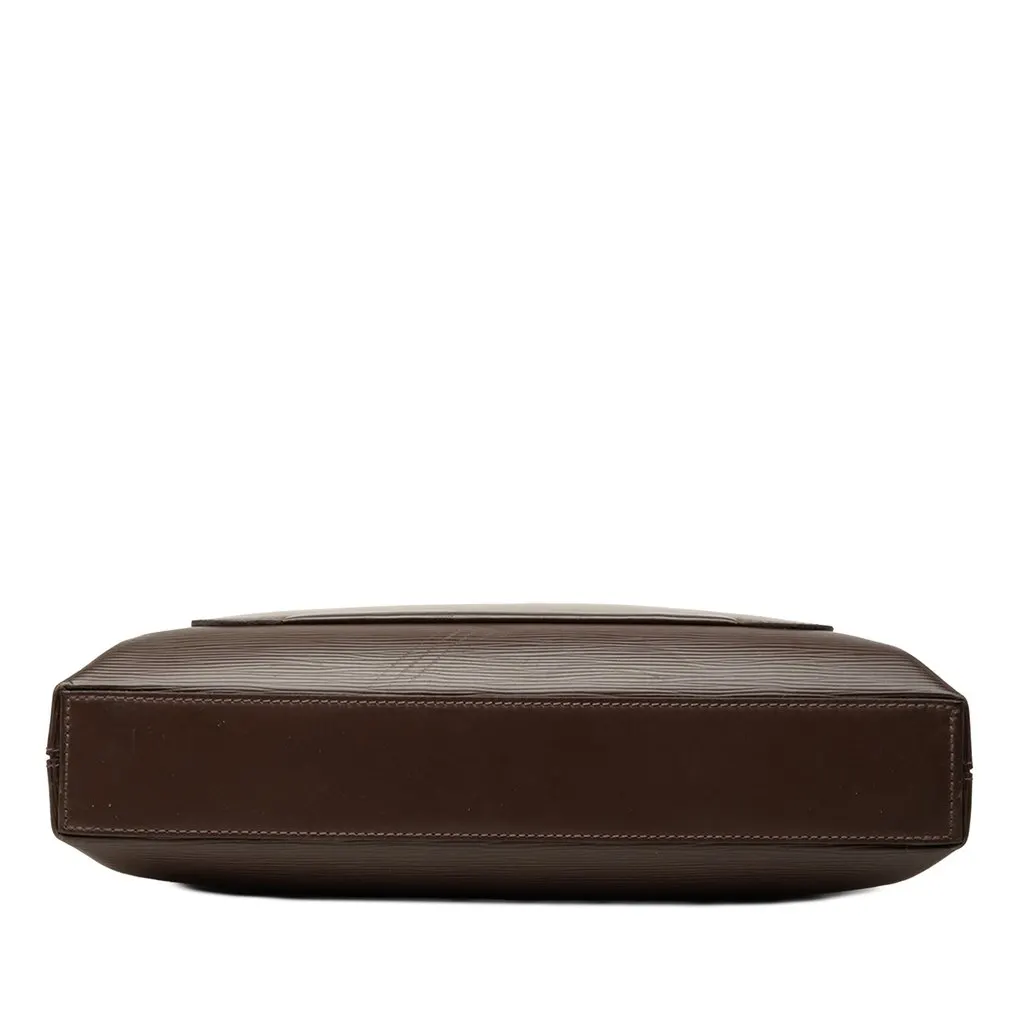 Louis Vuitton Epi Brooks Brown Leather Very good - Inside View