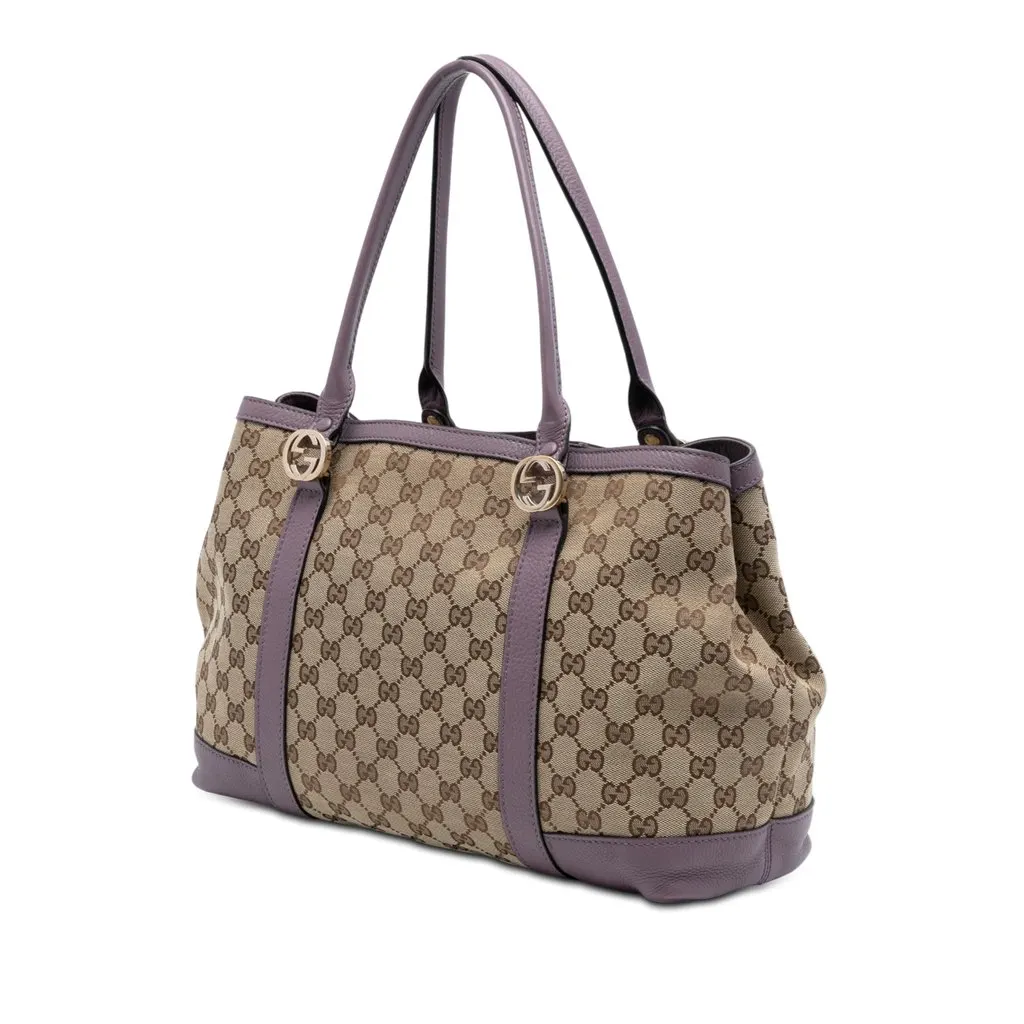 Gucci GG Canvas Miss GG Tote Beige Very good - Back View